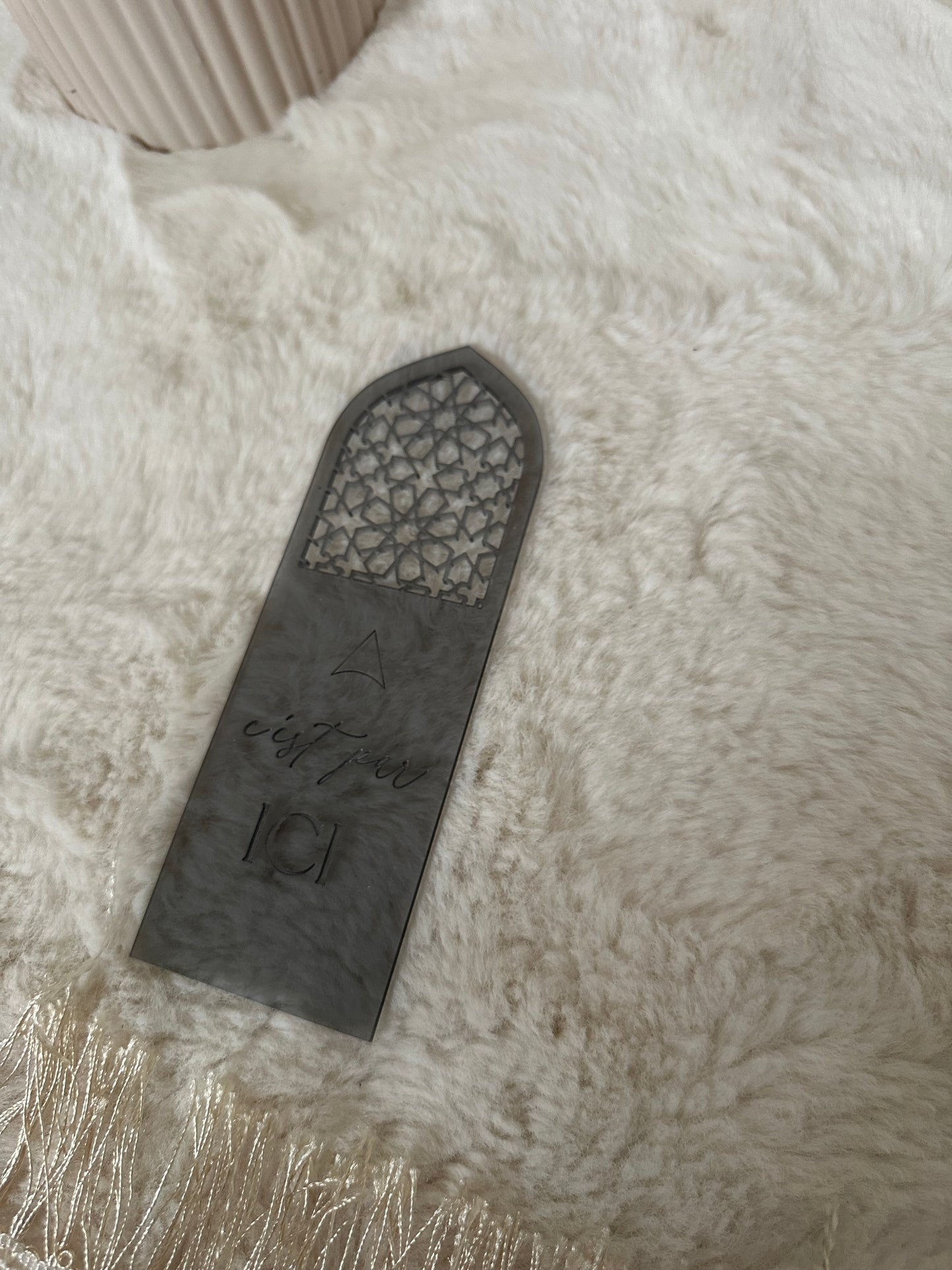 C’est par ici ! - plaque de direction